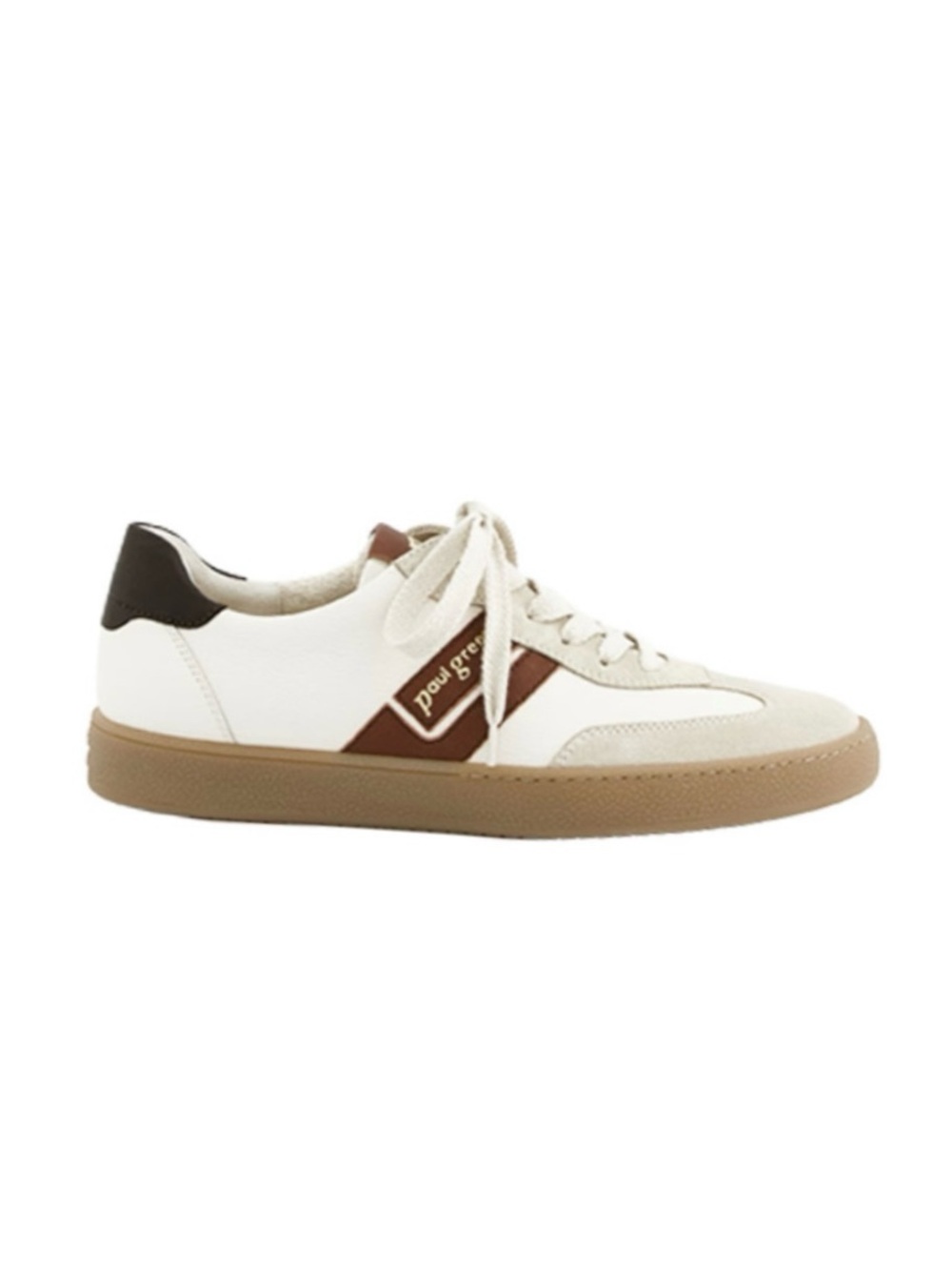 White combo leather Sneaker. Women’s US sizes. @marilynholter